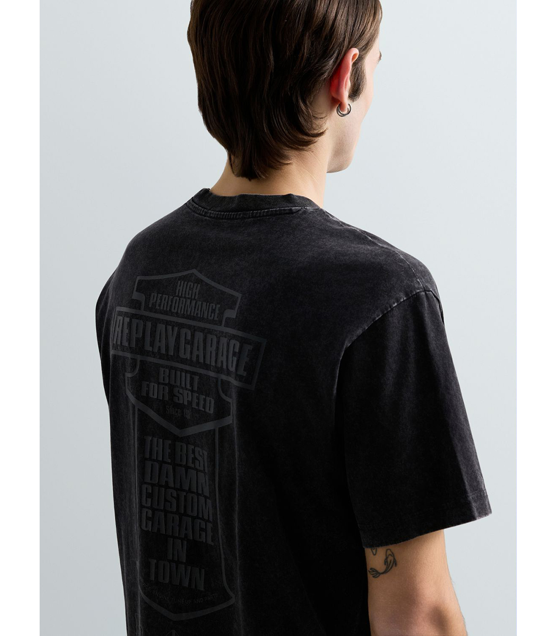 オープンエンドジャージーバイカーTシャツ 詳細画像 ブラックボード 6